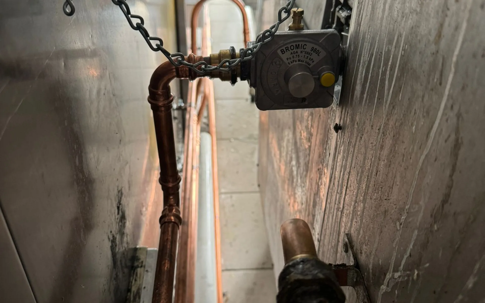 Gas plumbing installation in Glenroy